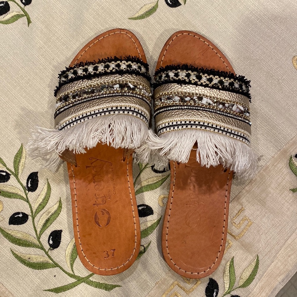 Hand decorated FlipFlop Slide